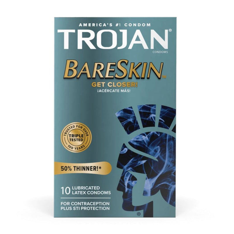 Condones Bareskin Trojan 10 un Higiene Personal Biowell 