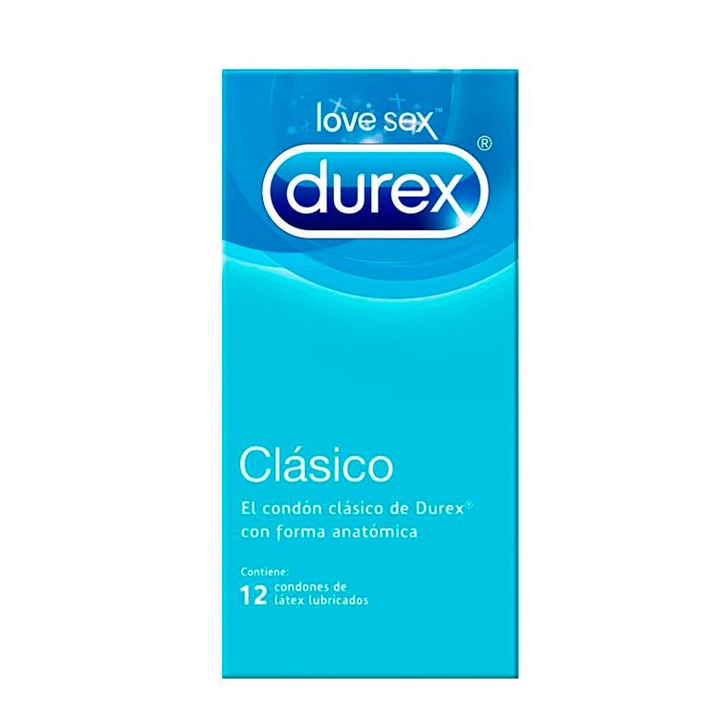 Condones Clasico Durex 12 Un Higiene Personal Mundo Limpio 