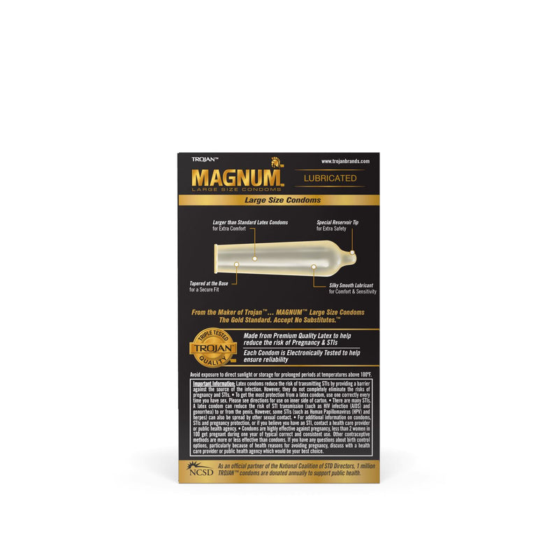 Condones Magnum Trojan 12 un Higiene Personal Biowell 