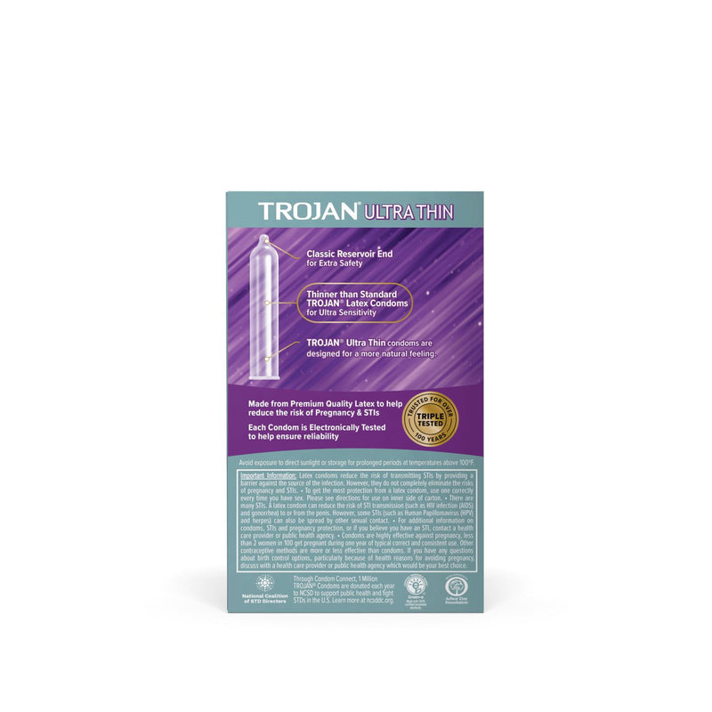 Condones Ultra Thin Trojan 12 un Higiene Personal Biowell 