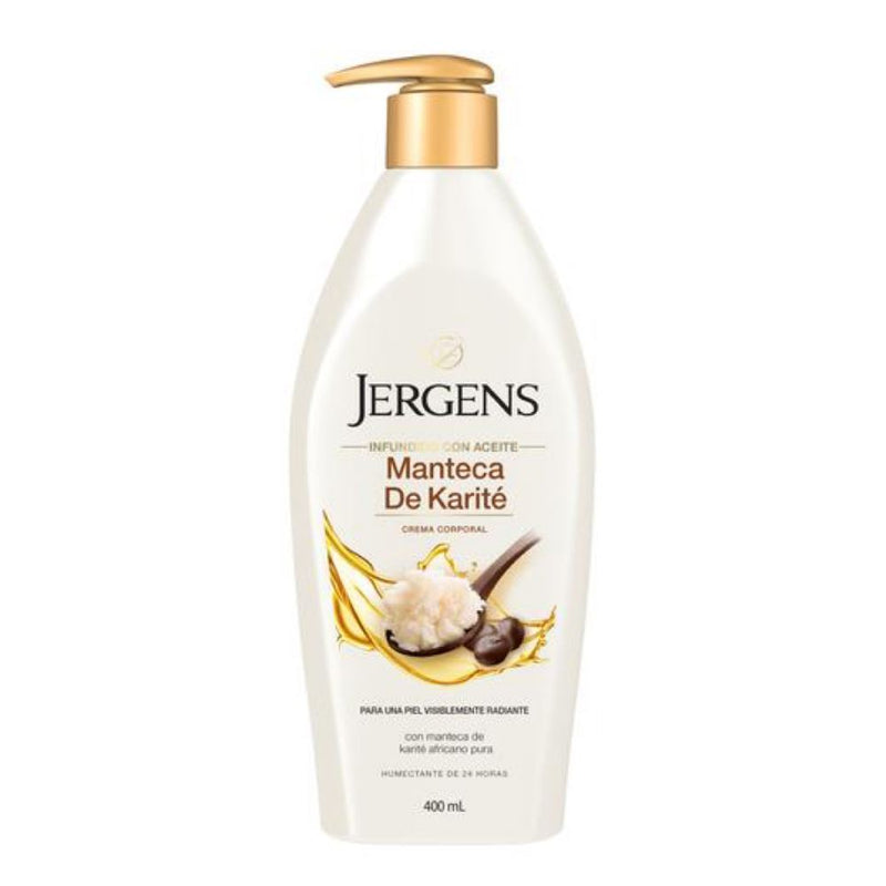 Crema Corporal Manteca De Karite Jergens 400 ml Higiene Personal Mundo Limpio 