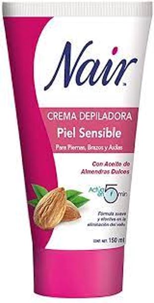 Crema Depilatoria Piel Sensible Nair 150 ml Higiene Personal HBC 