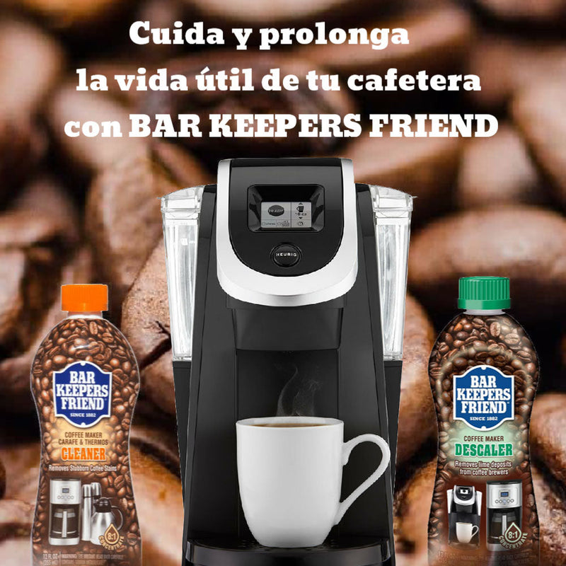 Descalsificador + Limpiador de Cafetera Bar Keepers Friends Hogar BKF 