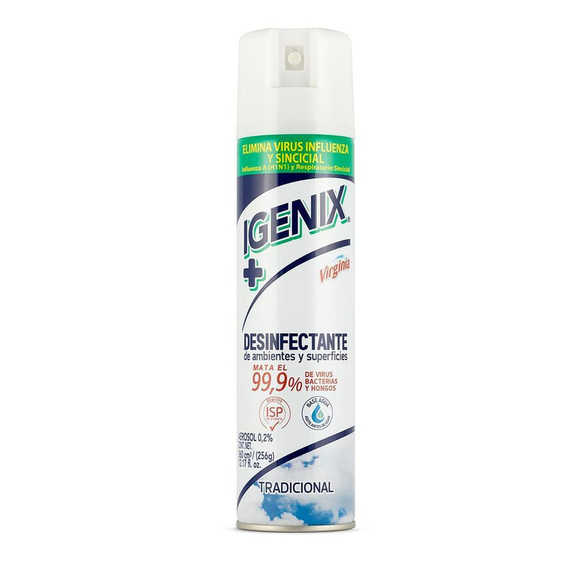 Desinfectante de Ambiente y Superficie Igenix 0,36 Lt Hogar Mundo Limpio 
