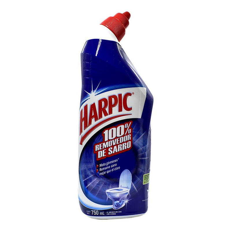 Desinfectante W.C. Liquido Removedor Sarro Harpic 0,75 Lt Hogar Mundo Limpio 