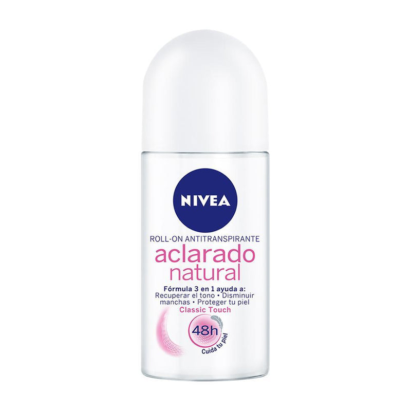 Desodorante Aclarado Natural Roll On Nivea 50 ml Higiene Personal Mundo Limpio 