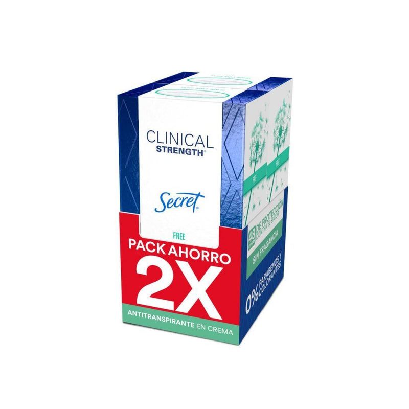 Desodorante Clinical Smooth Solid Hipoalergenico Secret 2x45 gr Higiene Personal HBC 
