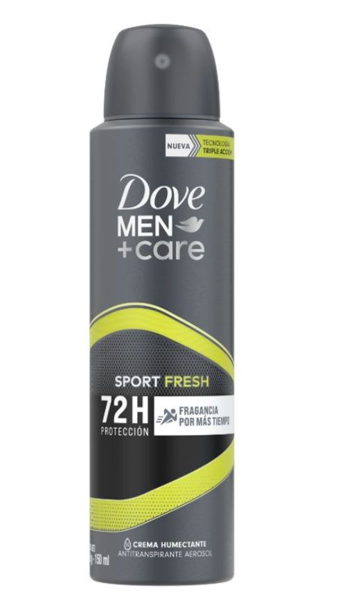 Desodorante Sport Fresh 72 Hrs Dove 150 ml Higiene Personal mundolimpio.cl 
