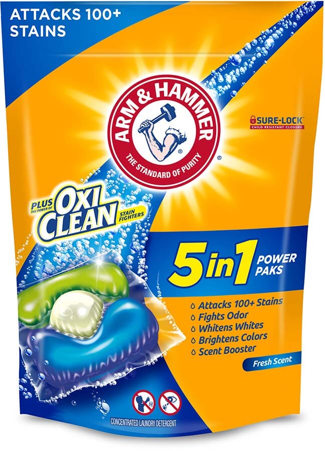 Detergente en Capsulas 5 en 1 Arm & Hammer 24 Un Hogar Biowell 