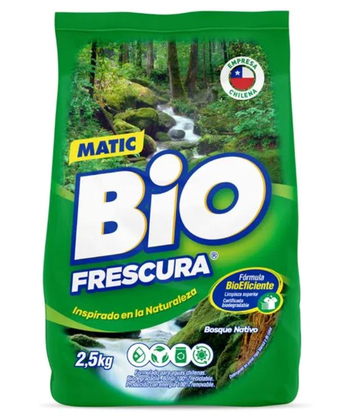 Detergente en Polvo Matic Bio Frescura 2.5 Kg Hogar Casanova 