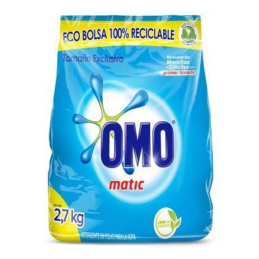 Detergente en Polvo Matic Omo 2.7 Kg Hogar mundolimpio.cl 