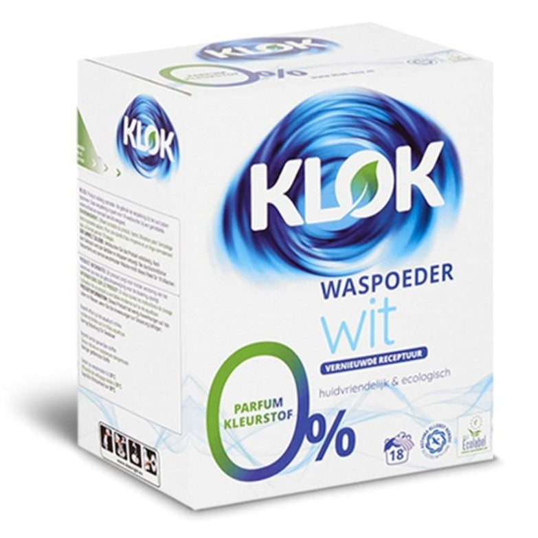 Detergente en Polvo Ropa Blanca Klok 1.17 Kg Hogar mundolimpio.cl 