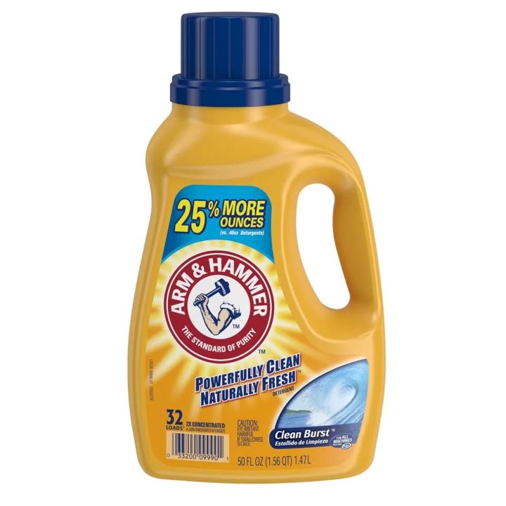 Detergente Liquido Arms & Hammer 1.47 Lt Hogar mundolimpio.cl 