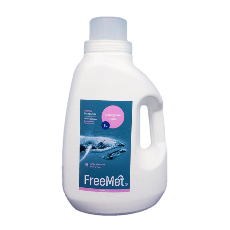 Detergente Liquido Concentrado Bebe Freemet 3 Lt Hogar Mundo Limpio 