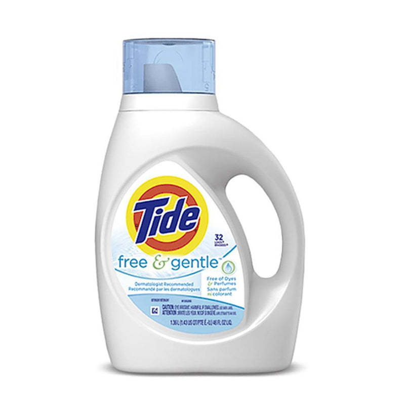 Detergente Liquido Concentrado Free&Gentle Tide 1,36 Lt Hogar Mundo Limpio 