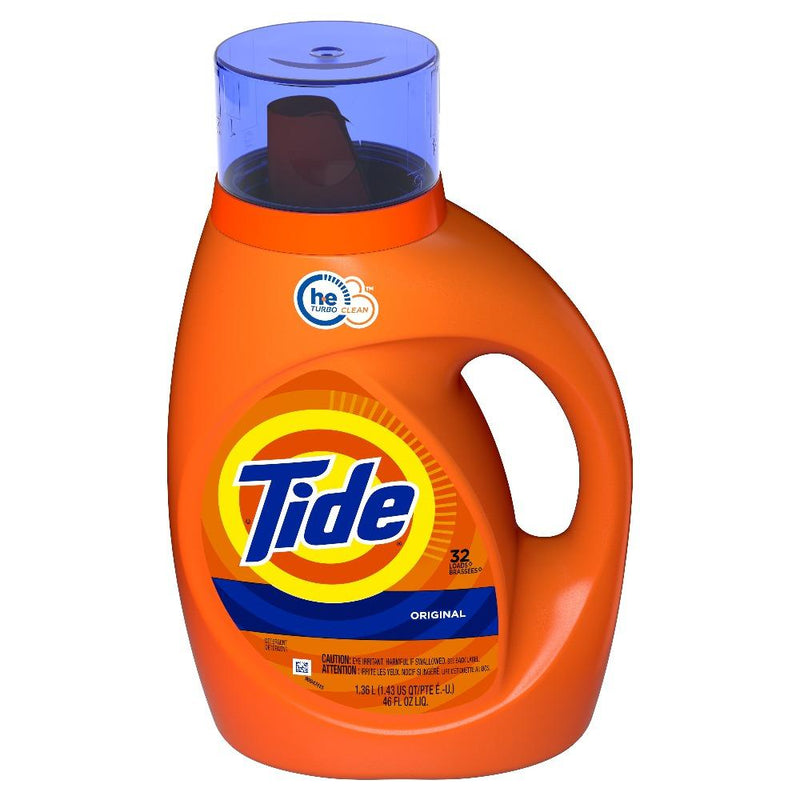 Detergente Liquido Orange Concentrado HE Original Tide 1,36 Lt Hogar mundolimpio.cl 
