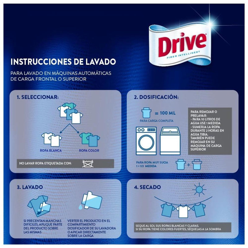 Detergente Liquido Perfect Result Doypack Drive 3 Lt Hogar Mundo Limpio 