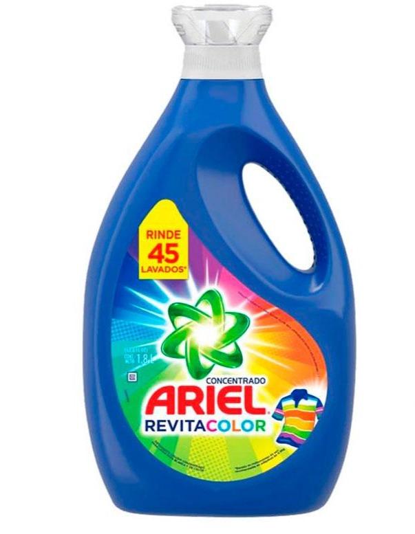 Detergente Power Liquid Concentrado RevitaColor Ariel 1,9 Lt Hogar Mundo Limpio 