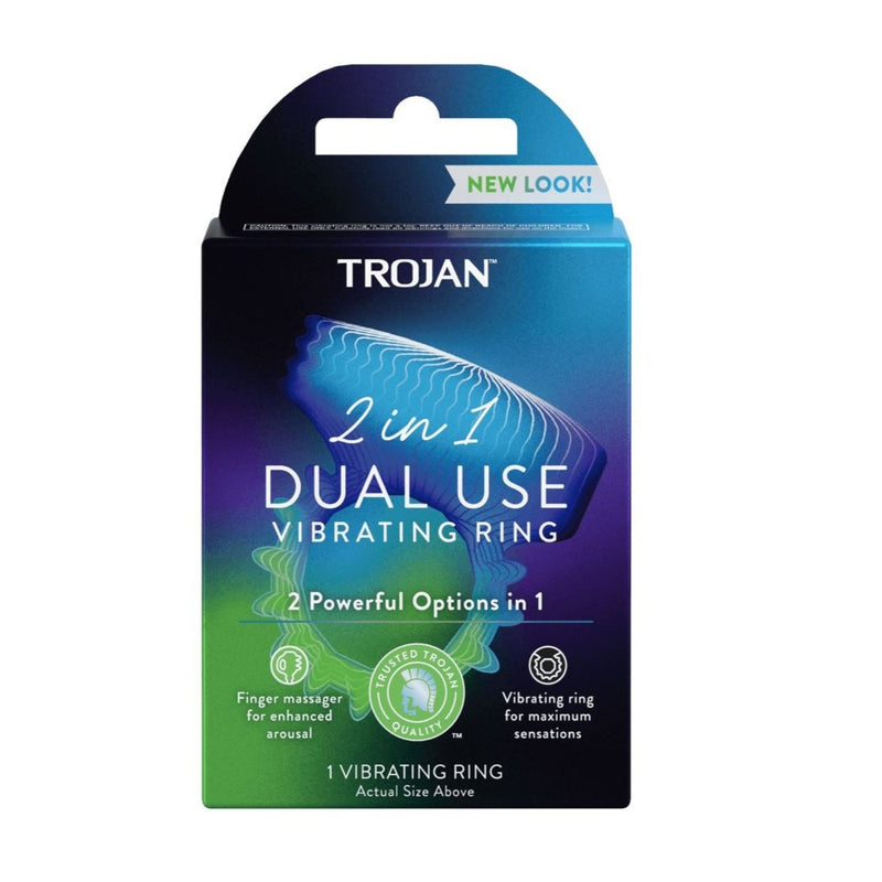 Dual Use Vibrating Ring Trojan Higiene Personal Biowell 