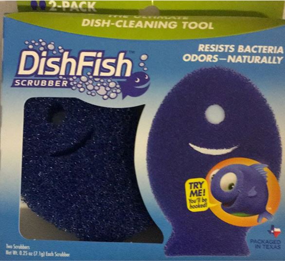 Esponja Scrubber DishFish 2 Un Hogar BKF 