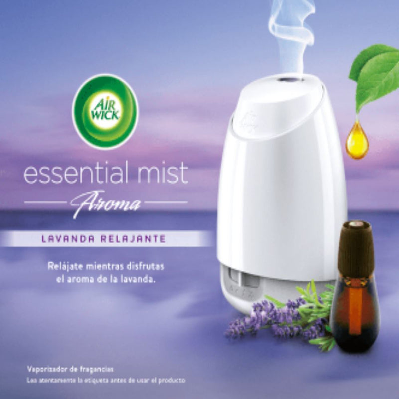 Air Wick® Essential Mist® Aparato y Repuesto Lavanda Relajante 20 mL