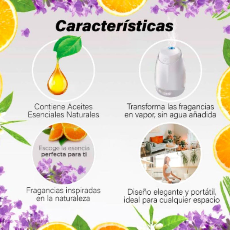 Essentials Aparato Naranja Vaporino Airwick Hogar Mundo Limpio 