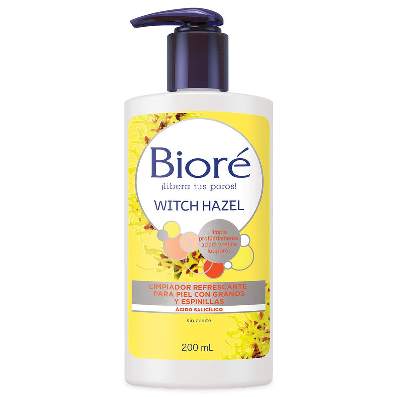 Gel Limpiador Refrescante Granos y Espinillas Biore 200 ml Higiene Personal Mundo Limpio 