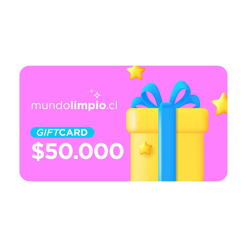 GIFT CARD mundolimpio.cl $50.000 