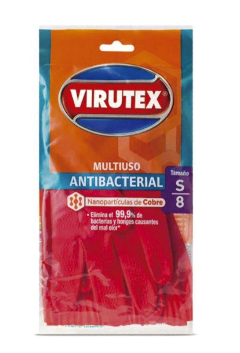 Guante Multiuso Antibacterial Virutex S Hogar mundolimpio.cl 