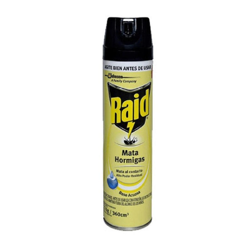 Insecticida para hormigas Raid 0,36 Lt Hogar Mundo Limpio 