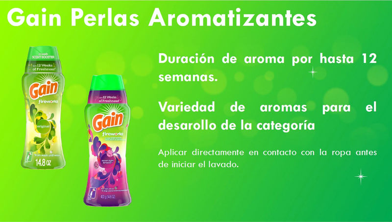 Intensificador Aroma Island Fresh Gain 422 gr Hogar HBC 