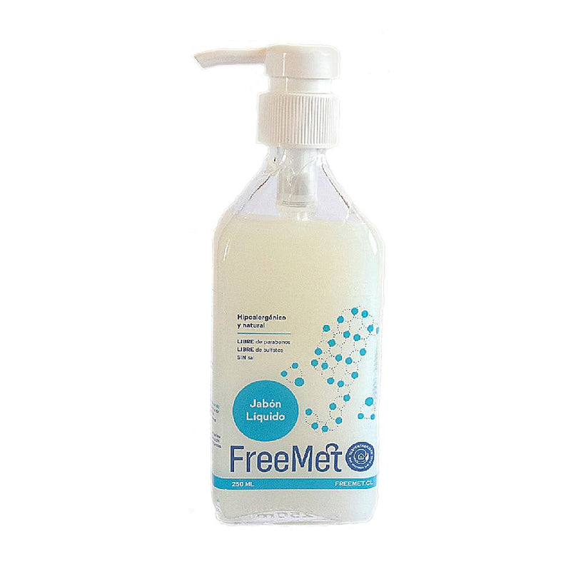 Jabon Liquido Natural Blanco Freemet 240 ml Higiene Personal mundolimpio.cl 