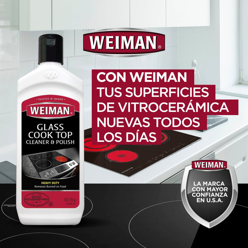 Kit Esponjas + Crema para Limpiar Vitroceramica Weiman Hogar Weiman 