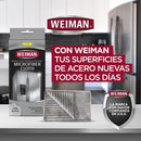 Kit Limpiador 651 ml y Paño Microfibra para el Acero Inoxidable Weiman Hogar Weiman 