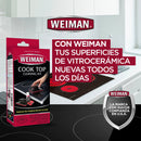 Kit para Limpiar Vitroceramica Weiman + Crema para Limpiar Vitroceramica Weiman 425 ml Hogar Weiman 