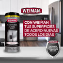 Kit Toallitas para el Cuidado de el Acero Inoxidable y la Madera Weiman Hogar Weiman 