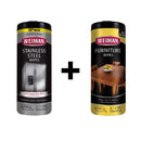 Kit Toallitas para el Cuidado de el Acero Inoxidable y la Madera Weiman Hogar Weiman 