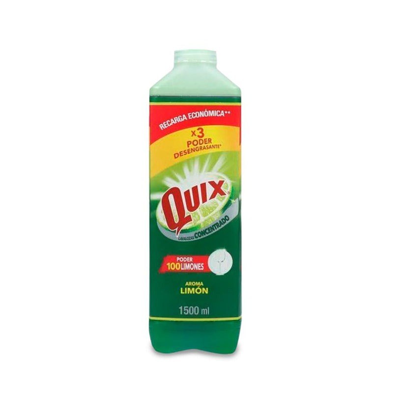Lavaloza Concentrado Limon Quix 1,5 Lt Hogar Mundo Limpio 