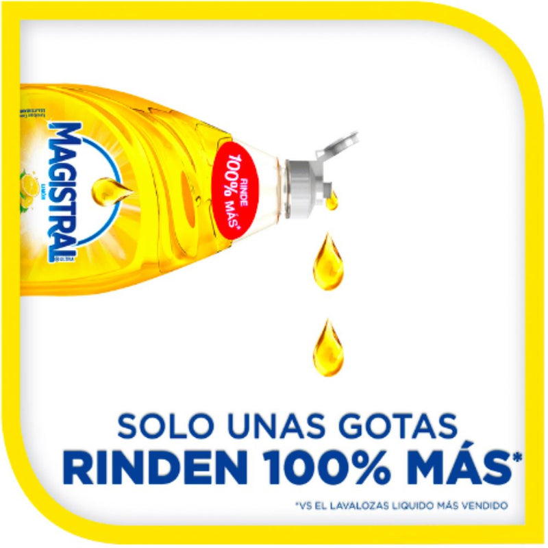 Lavaloza Concentrado Ultra Limon Magistral 0,3 Lt Hogar Mundo Limpio 