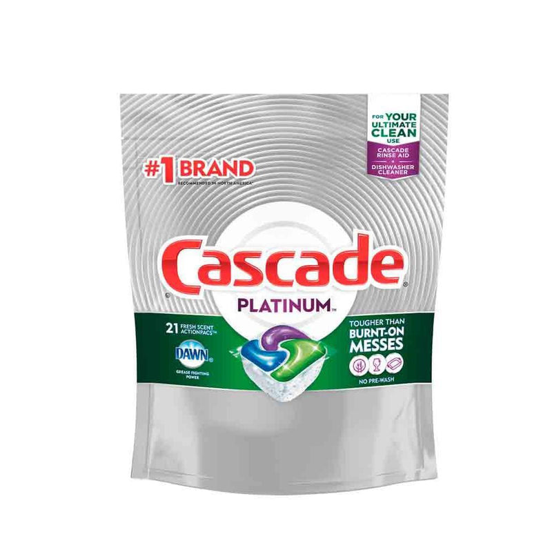 Lavavajilla Platinum Pods Cascade 21 Un Hogar Mundo Limpio 