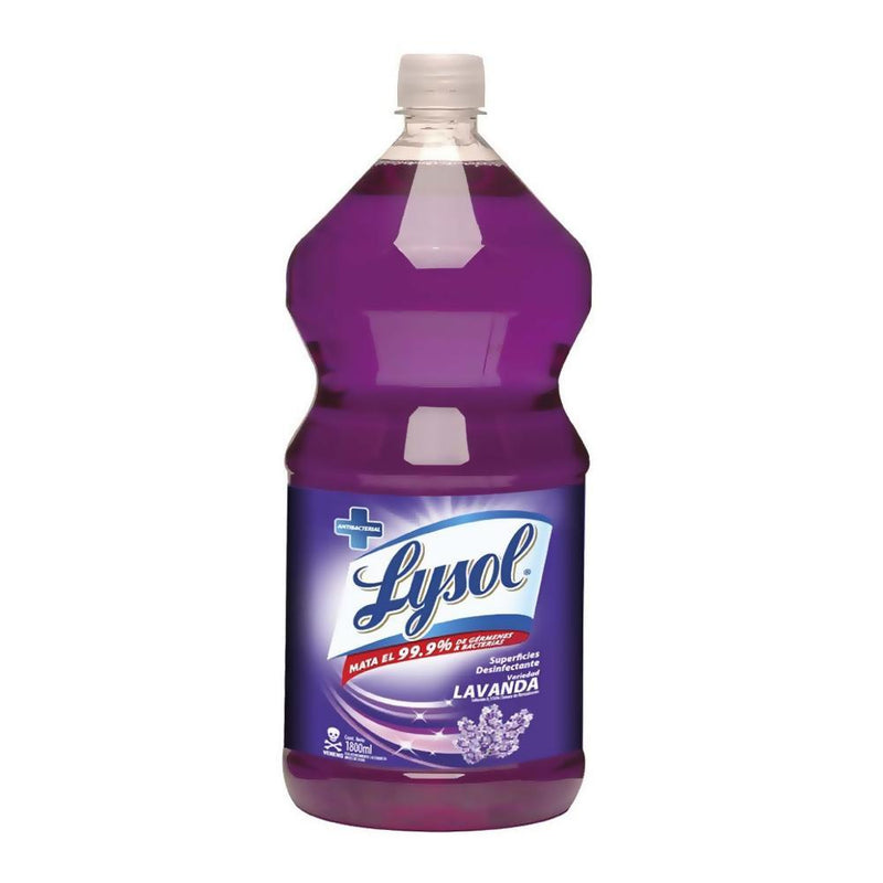 Limpia Pisos Lavanda Lysol 1,8 Lt Hogar Mundo Limpio 