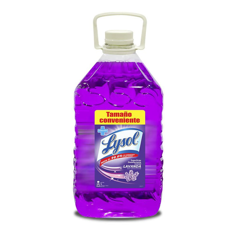 Limpia Pisos Lavanda Lysol 5 Lt Hogar Mundo Limpio 