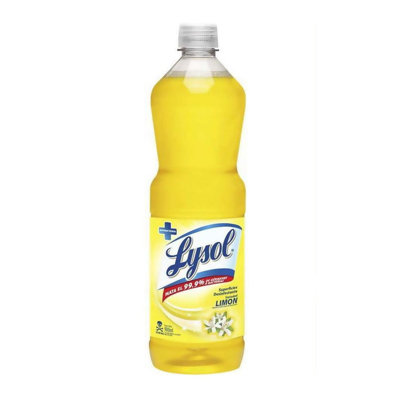 Limpia Pisos Limon Lysol 0,9 Lt Hogar Mundo Limpio 