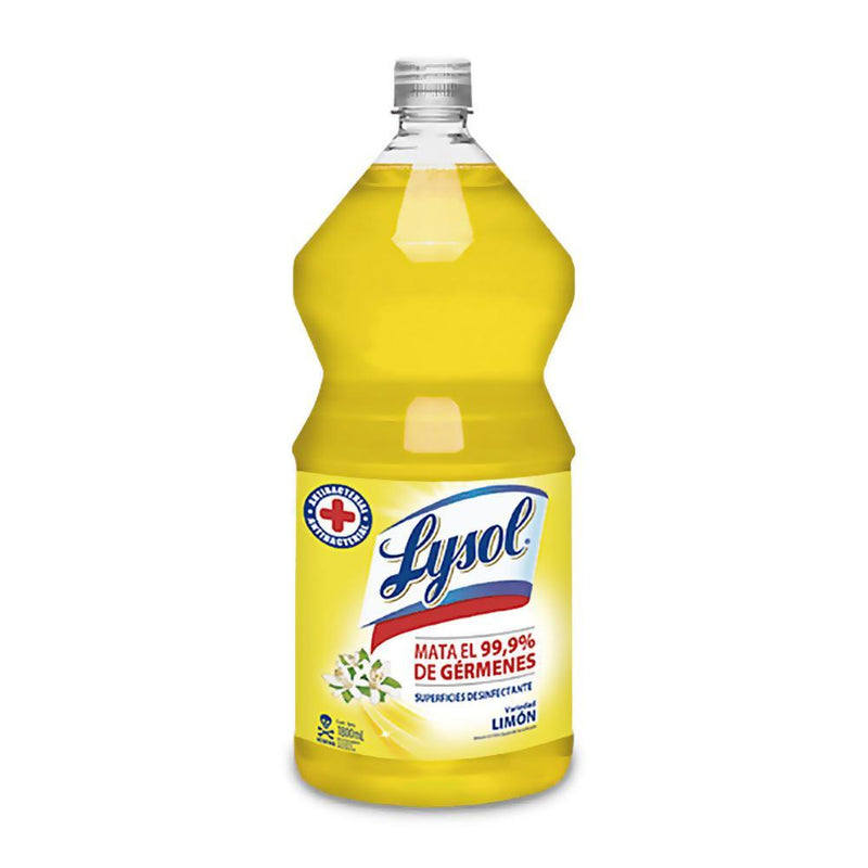 Limpia Pisos Limon Lysol 1,8 Lt Hogar Mundo Limpio 