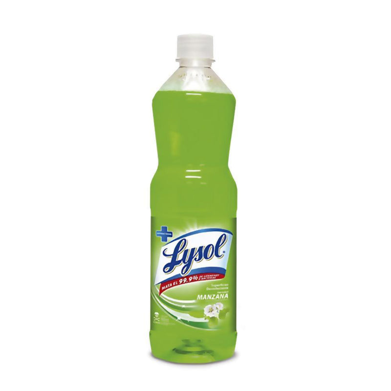 Limpia Pisos Manzana Lysol 0,9 Lt Hogar Mundo Limpio 