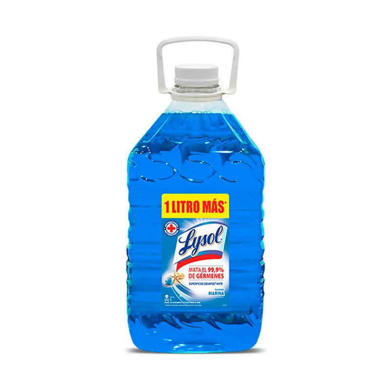 Limpia Pisos Marina Lysol 5 Lt Hogar Mundo Limpio 