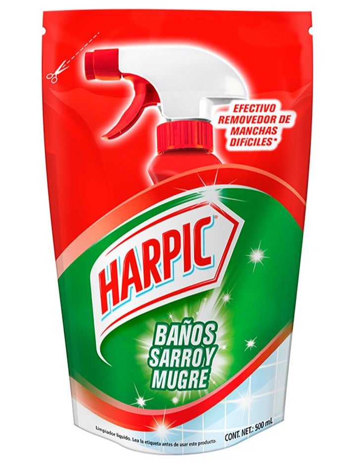 Limpia Sarro y Mugre DoyPack Harpic 500 ml Hogar mundolimpio.cl 
