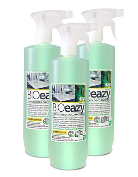 Limpiador Biologico Multiuso BIOeazy Zaffco 3x1 Lt Hogar mundolimpio.cl 