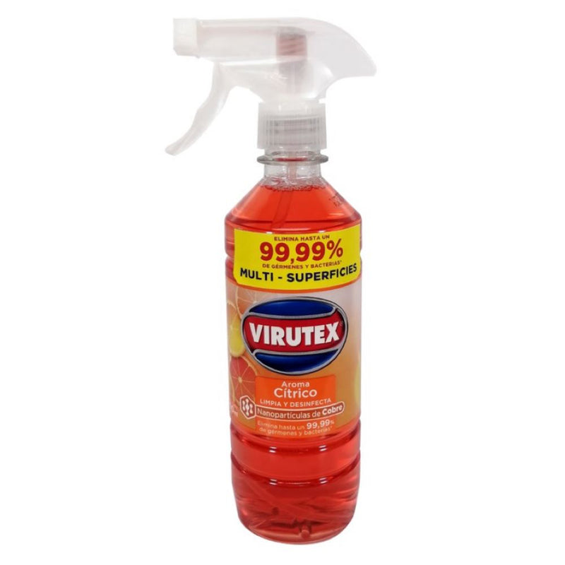 Limpiador Desinfectante Citric Gatillo Virutex 500 ml Hogar Mundo Limpio 