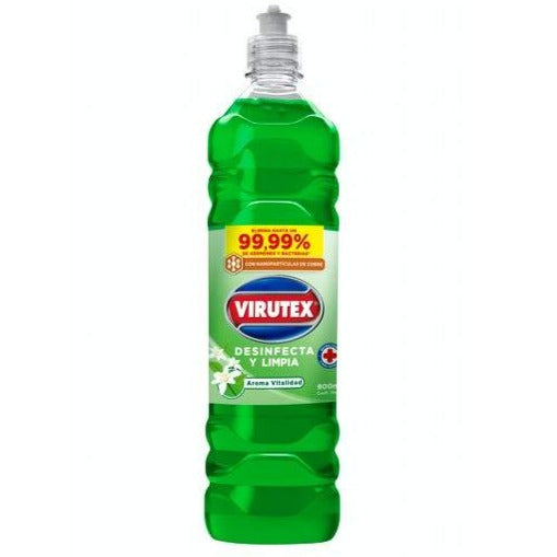Limpiador Desinfectante Multi Superficies Virutex 900 ml Hogar mundolimpio.cl 